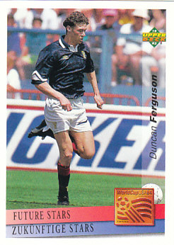 Duncan Ferguson Scotland Upper Deck World Cup 1994 Preview Eng/Ger Future Stars #127